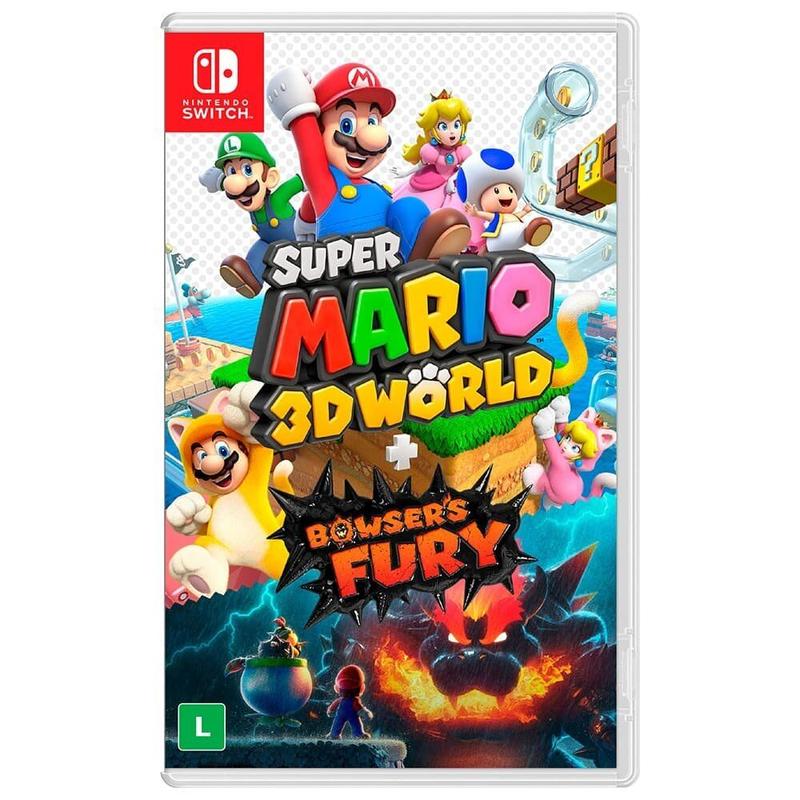 Jogo Super Mario 3D World + Bowser's Fury, Nintendo Switch